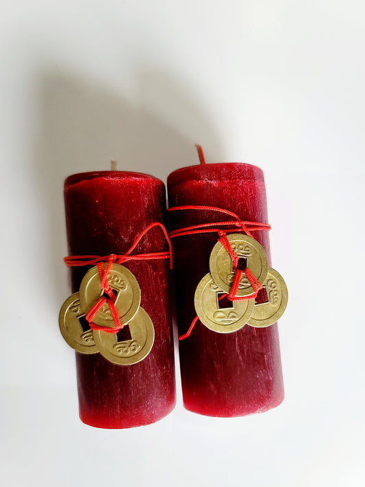 Prosperity/Lunar New Year candle