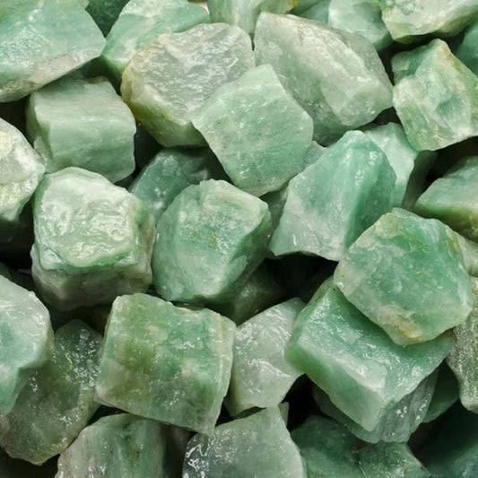 Rough Green Aventurine - India - Raw Natural Stones (1 lb)