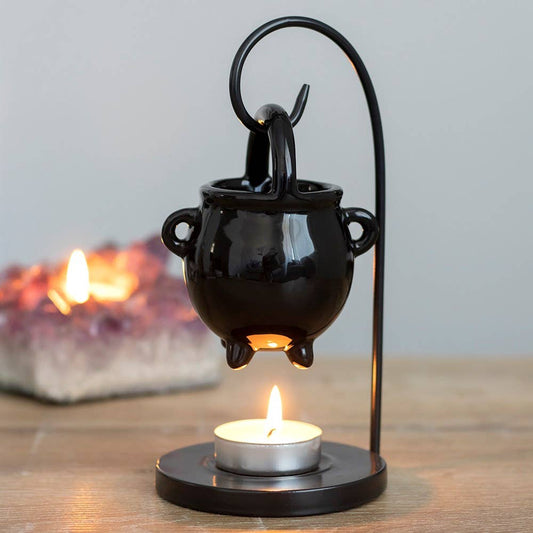 Hanging Cauldron Halloween Oil Burner and Wax Warmer