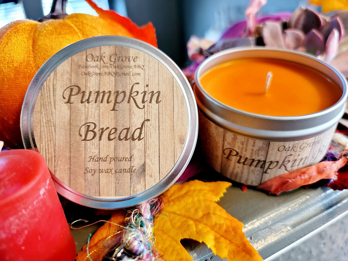 Pumpkin Bread Soy Candle 8 oz tin