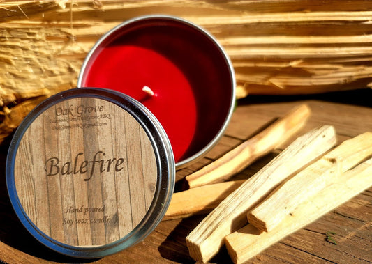 Balefire 8 oz soy candle