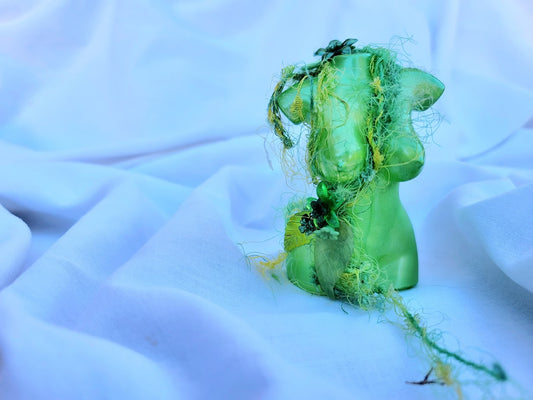 Green Goddess Resin art