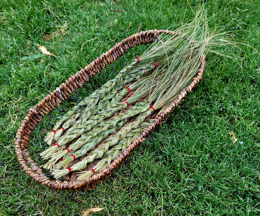 Small sweet grass braids