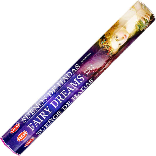 Hem Hexagonal Pack Incense 20 Gr Fairy Dreams (Pack of 6)